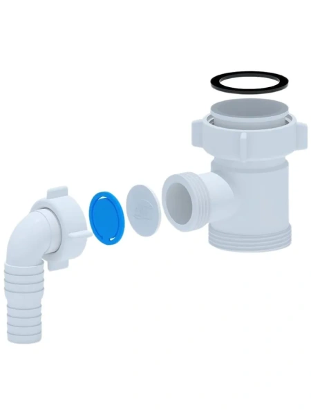 Отвод ст. маш. 1 1/2"х1 1/2" АНИ Пласт (40/1)