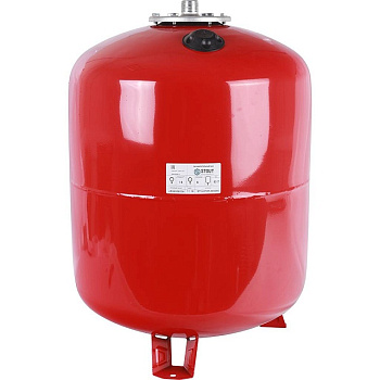 Расширительный бак STOUT,  80 л М1" красный