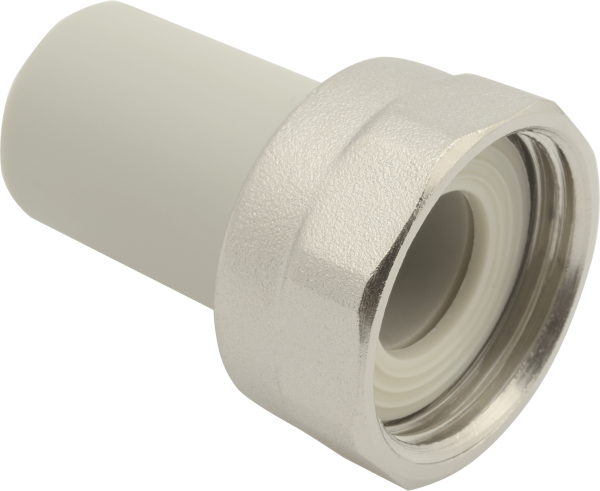 Переходник пласт. с накидной гайкой (FV-plast)