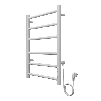 Полотенцесушитель PARMA 400/600 электрический R 6 перек. AZARIO(белый) (88227)