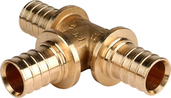 Тройник равнопроходный 25x25x25 STOUT для сшитого п/э