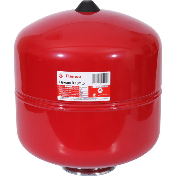 Flexcon R 18/1,5 Бак(Красный) расширительный для отопления 18 л