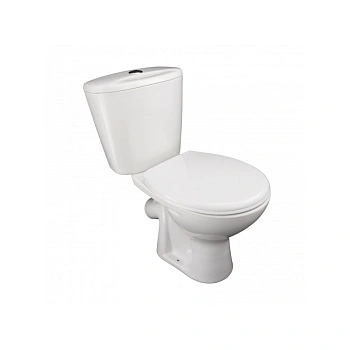 Унитаз-компакт "Универсал NEW 45" (косой, нижн, сид, кноп.арм) МОНОКОРОБ (г.Лобня)