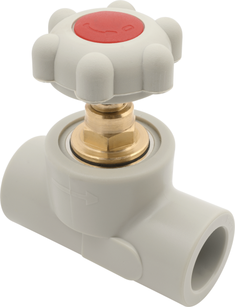 Вентиль пластиковый прямоточный (FV-plast)