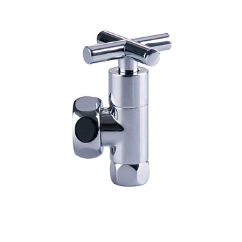 Кран угловой для полотенцесушителя 1/2*F(В) *1F(В) " (крест) (VIEIR) 