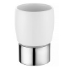 FORNY Стакан керамический настольный, хром