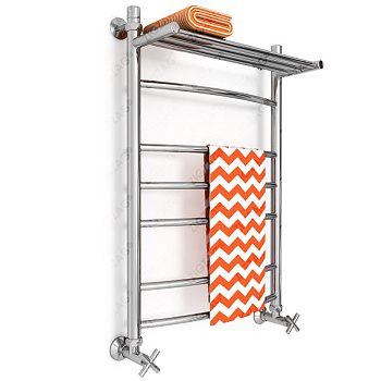 Полотенцесушитель ZIGZAG модель LF 400/1000 (с полкой)