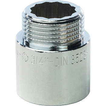 Удлинительная гайка  усилен.  3/4" х  25  хром GF