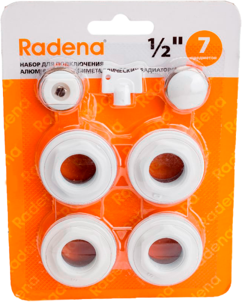 Набор для подключения радиатора 1/2" без кронштейнов (40/1)