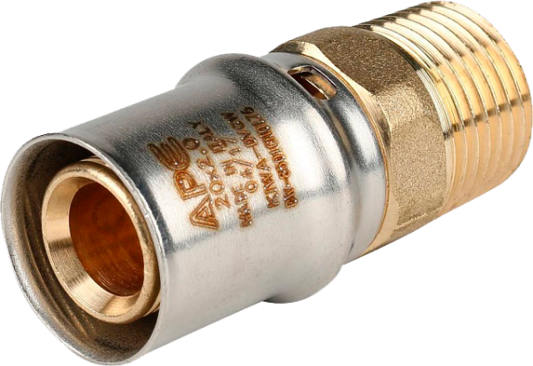 ПРЕСС Ниппель  20х1/2" нар. (APE)