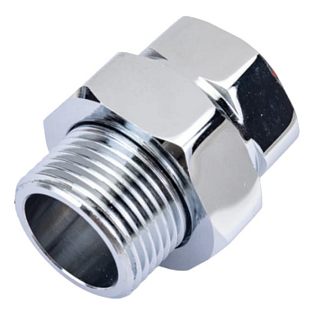 Американка прямая SMART 1" хром. д/полотенцесушителя