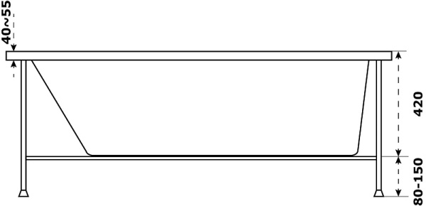 Каркас разборный 170*70, 170*75 Магазин сантехники Нижний Новгород