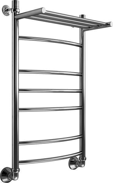 Вид  5 с полкой 100х40 полотенцесушитель, нерж. сталь, Маргроид