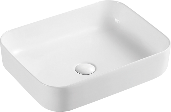 AZ-2195 Azario Раковина накладная белая (500*390*140)