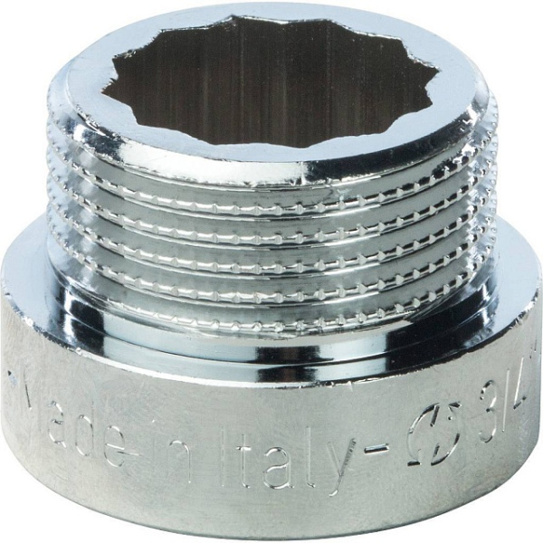 Удлинительная гайка  усилен.  3/4" х  10  хром GF-Stout