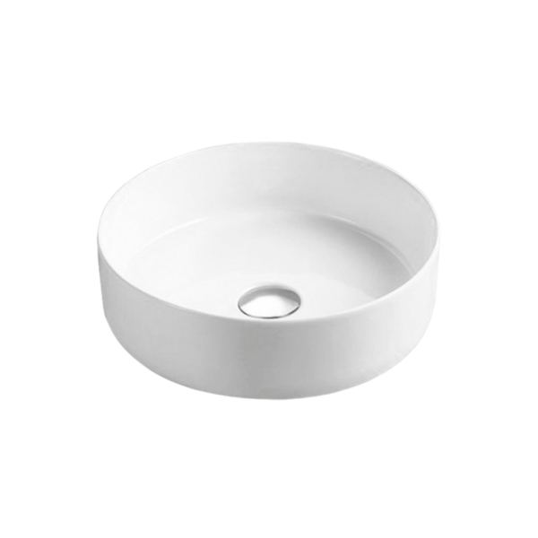 AZ-3134 Azario Раковина накладная глянец бел (355*355*120)