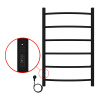 Полотенцесушитель VERONA 500/800 электрический L 6 перек. AZARIO(черный) (88219) Магазин сантехники Нижний Новгород