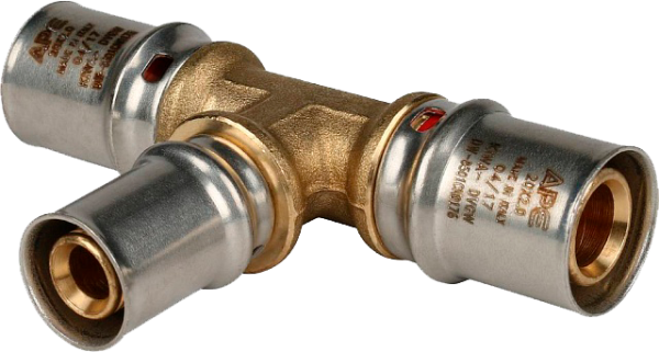 ПРЕСС Тройник редуцир. 20х16х20 (APE-Stout)(80/10)