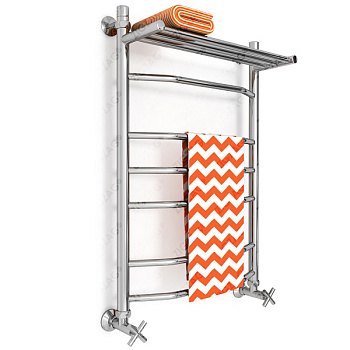 Полотенцесушитель ZIGZAG модель NF 500/1000 (с полкой) 