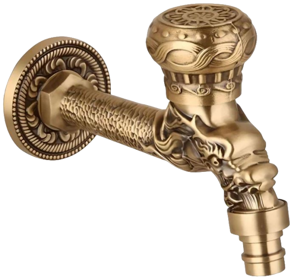 Кран с носиком (длинный) декор/бронза ViEiR