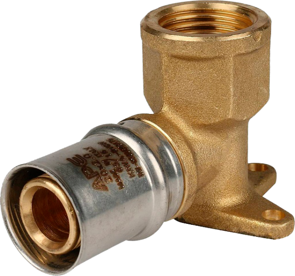 ПРЕСС Угол с креплением  20х1/2" (АРЕ-Stout)