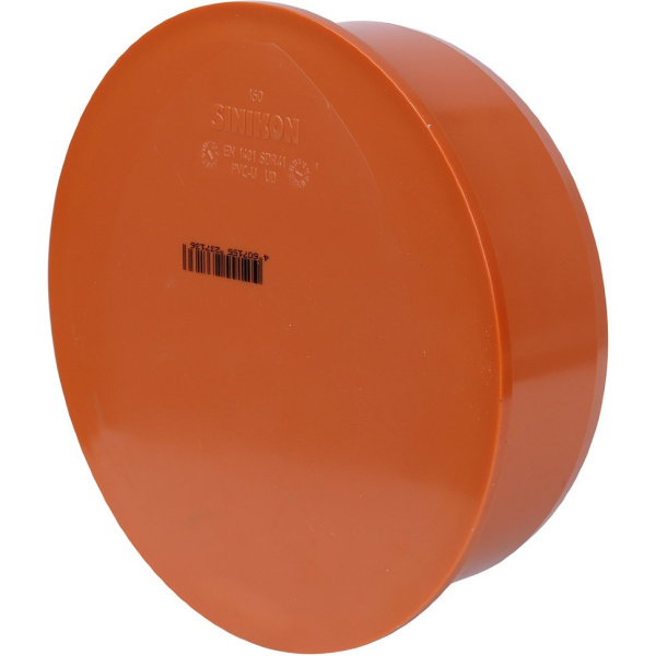 Заглушка DN160 СИНИКОН НПВХ