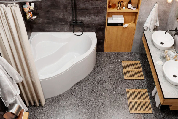 Iris 143х143х45 см - Ванна акриловая угловая + комплект ног Магазин сантехники Нижний Новгород