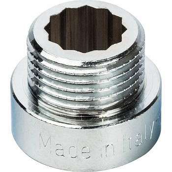 Удлинительная гайка  усилен.  1/2" х  10  хром GF-Stout