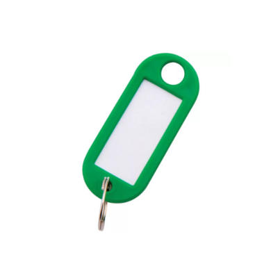 Бирка для ключей (цвет зеленый)