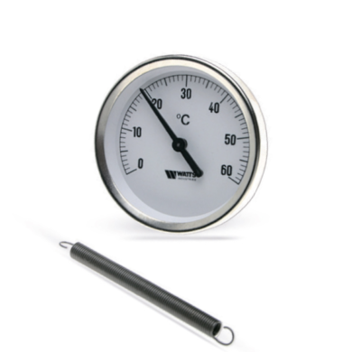 Термометр биметаллический накладной F+R810
